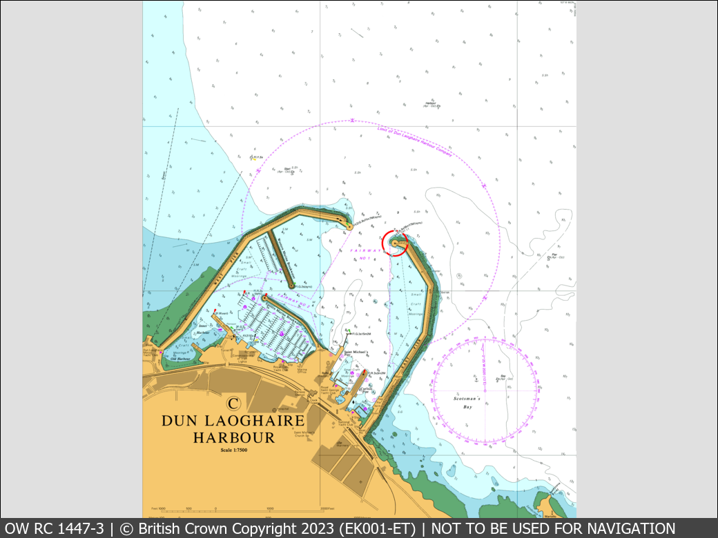 OceanWise Raster Chart 1447 panels