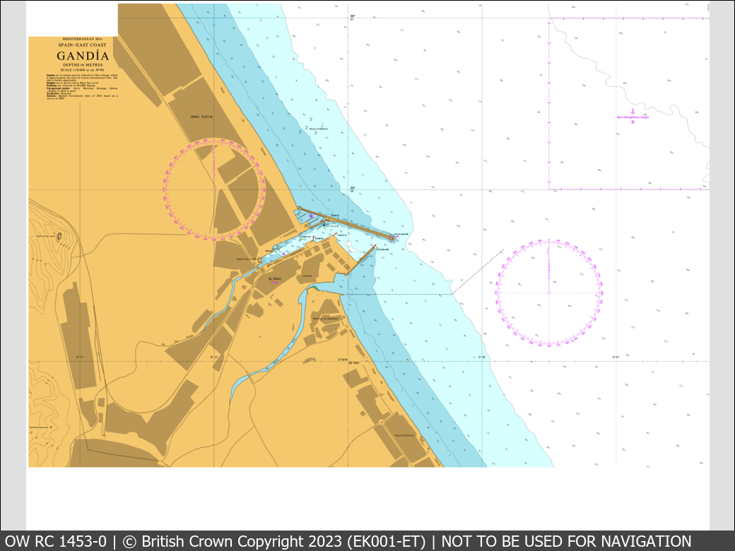 UKHO Raster Chart 1453