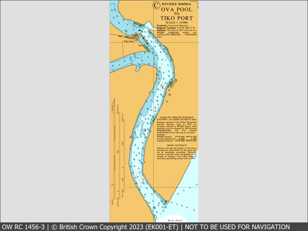 OceanWise Raster Chart 1456 panels