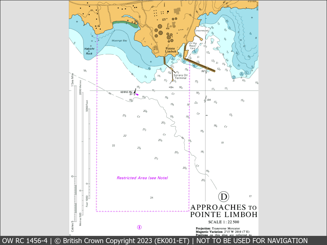 OceanWise Raster Chart 1456 panels