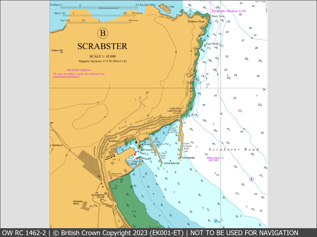 OceanWise Raster Chart 1462 panels