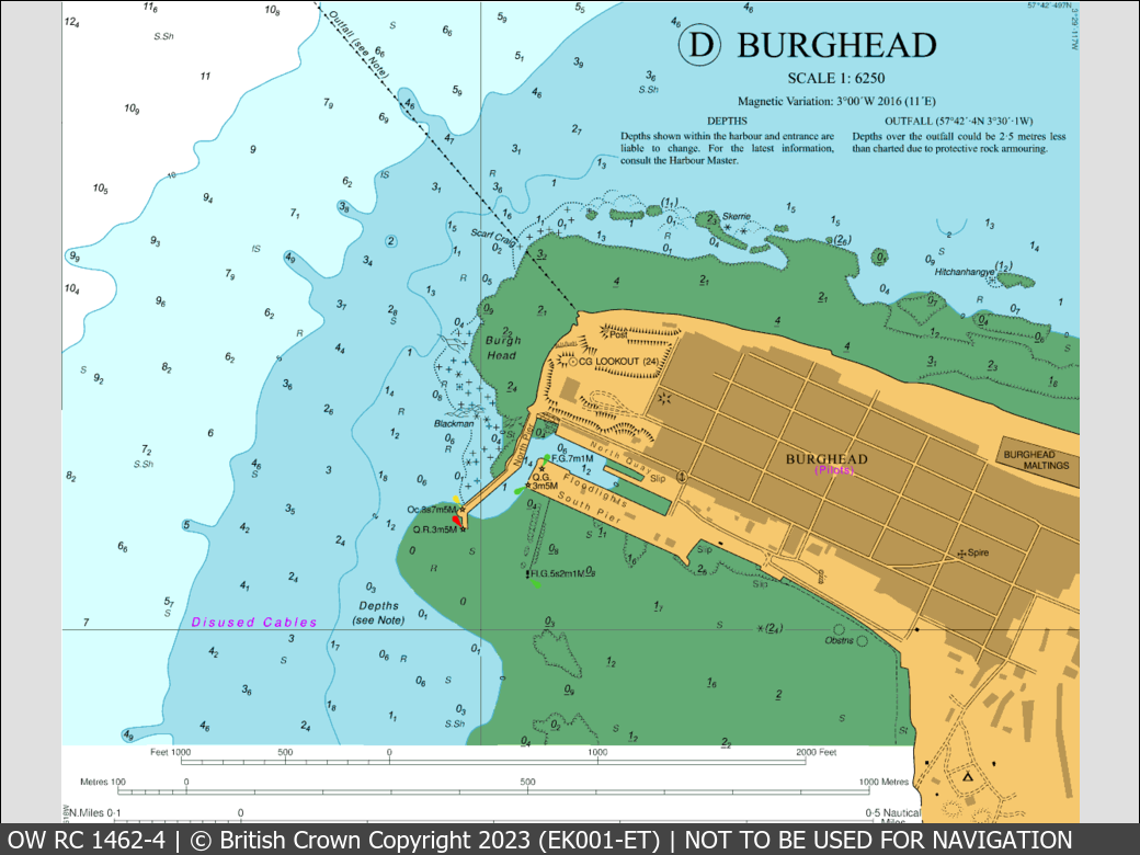 OceanWise Raster Chart 1462 panels