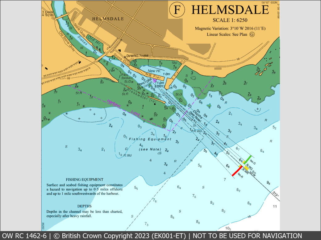 OceanWise Raster Chart 1462 panels