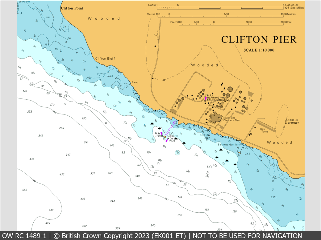 OceanWise Raster Chart 1489 panels