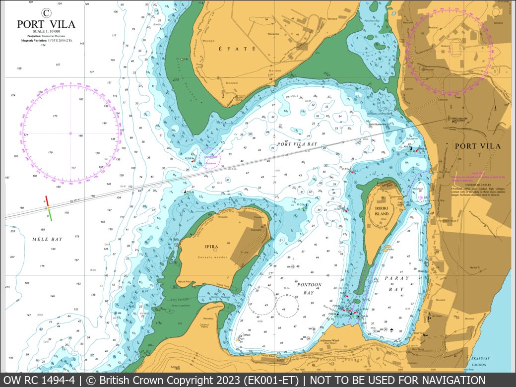 OceanWise Raster Chart 1494 panels