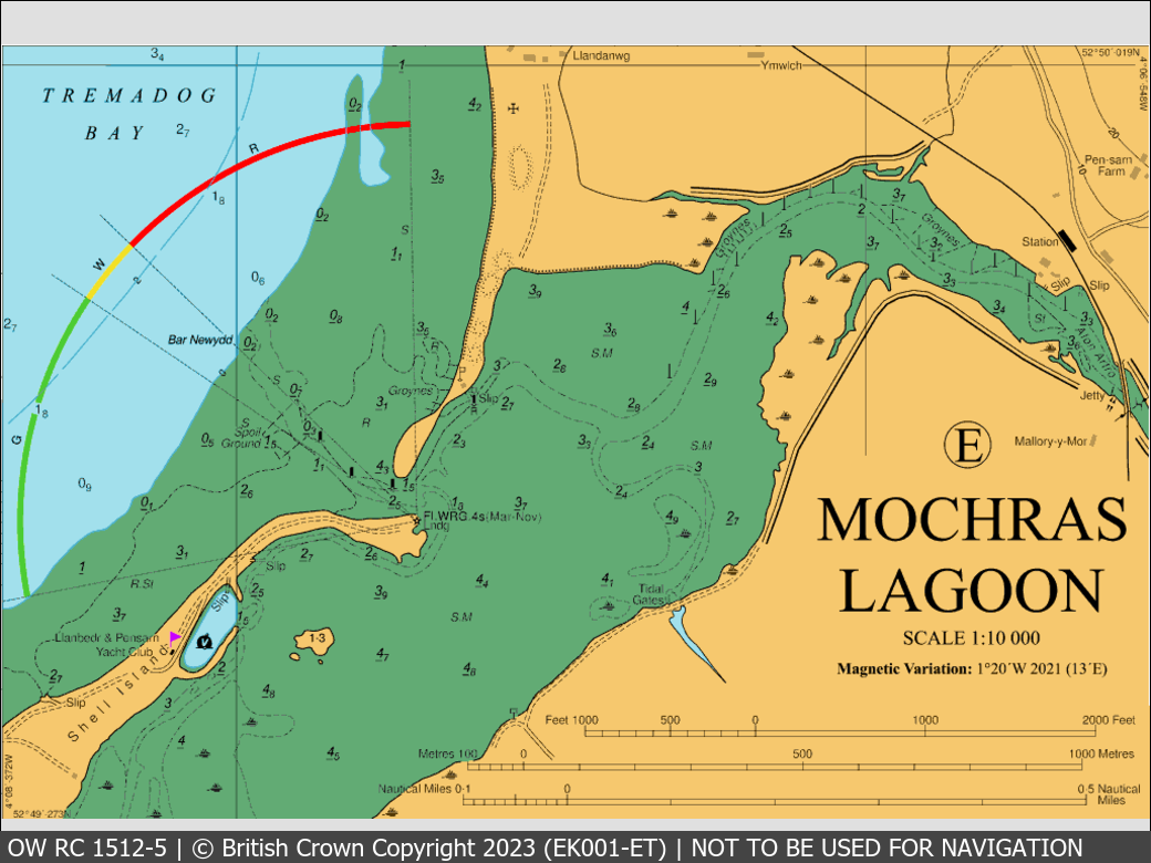 OceanWise Raster Chart 1512 panels