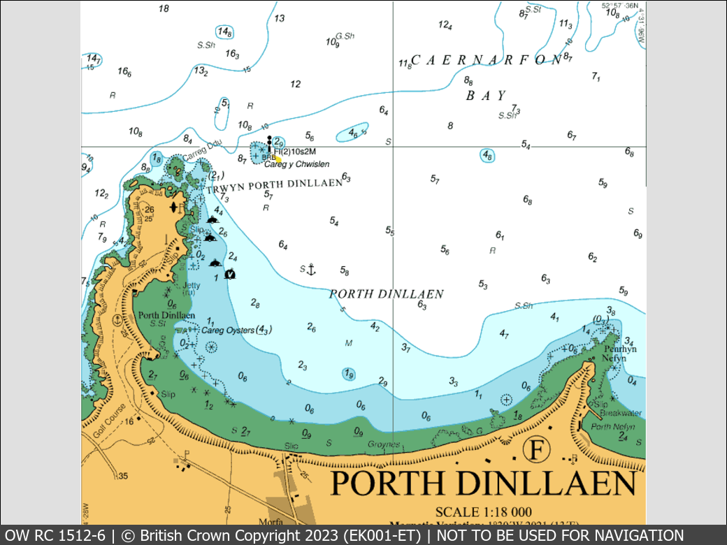 OceanWise Raster Chart 1512 panels