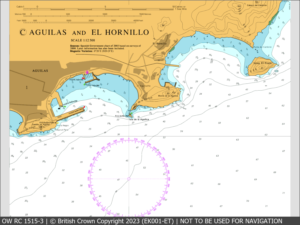 OceanWise Raster Chart 1515 panels