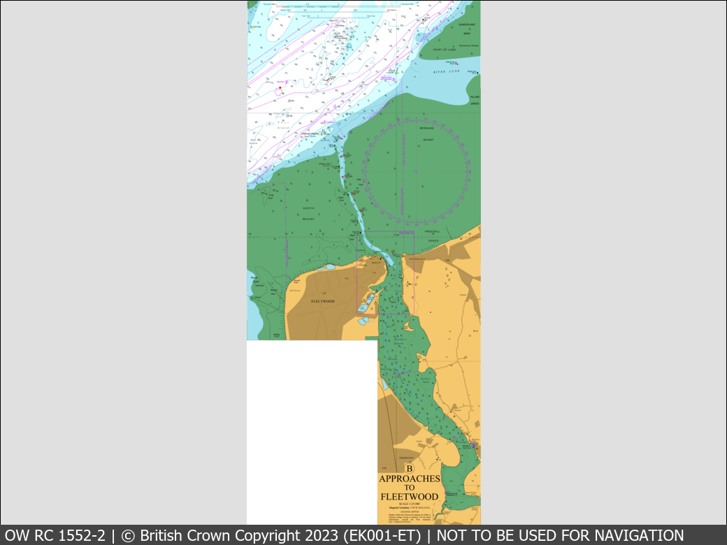 OceanWise Raster Chart 1552 panels