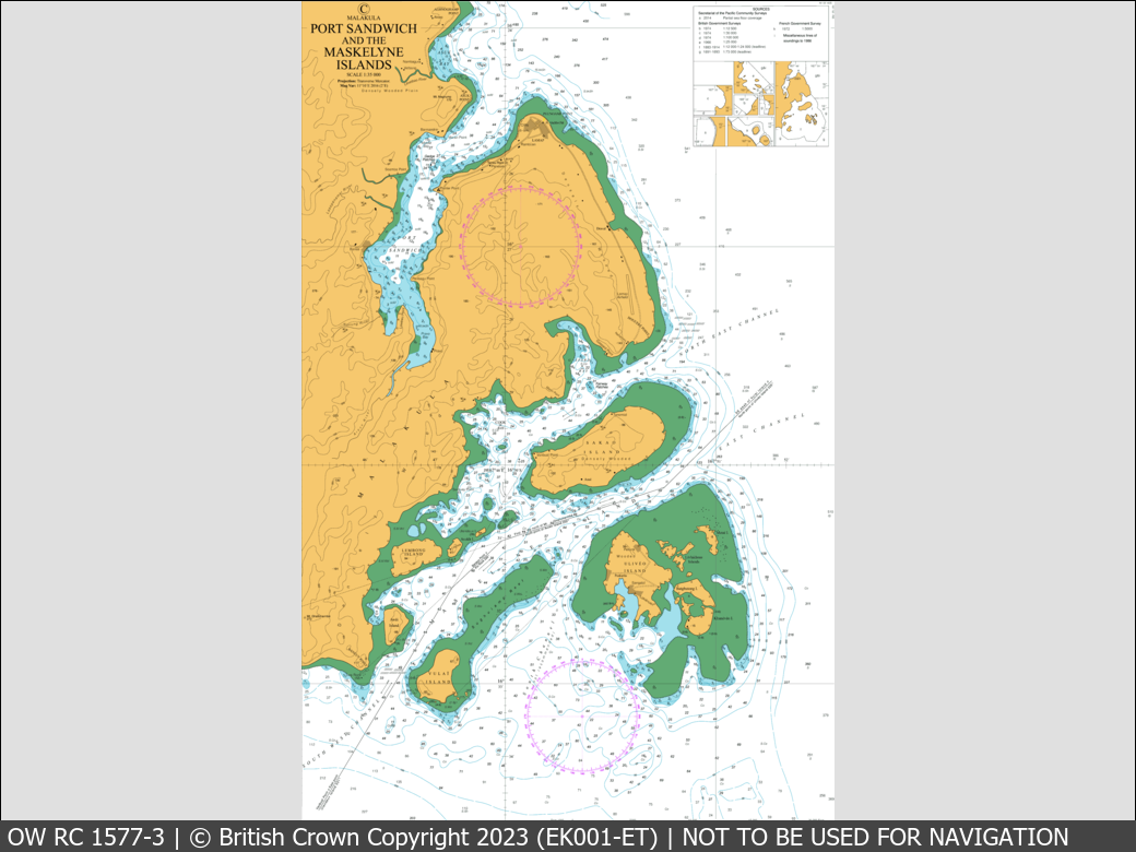 OceanWise Raster Chart 1577 panels