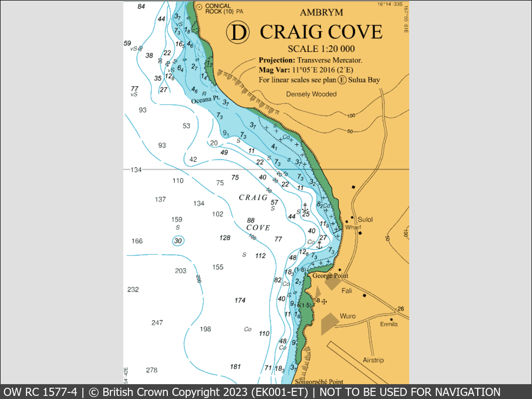 OceanWise Raster Chart 1577 panels