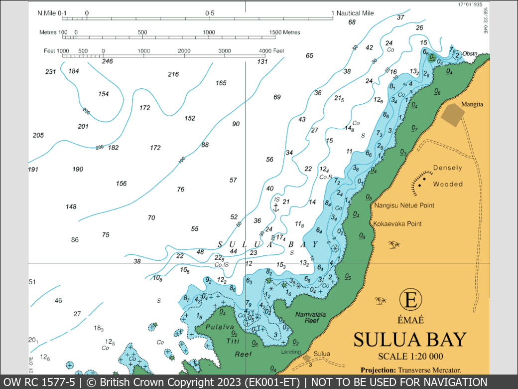 OceanWise Raster Chart 1577 panels