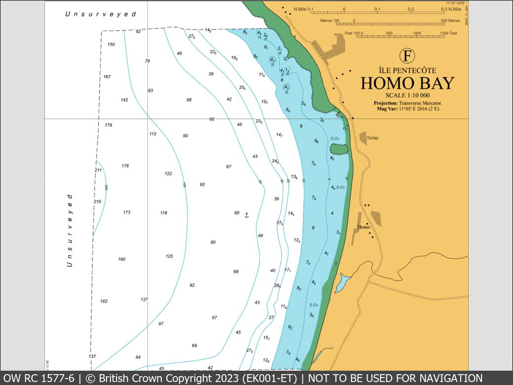 OceanWise Raster Chart 1577 panels