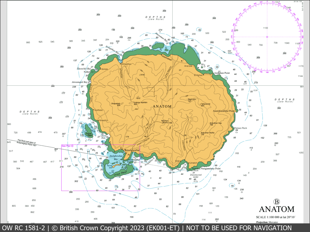 OceanWise Raster Chart 1581 panels