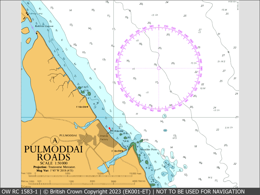 OceanWise Raster Chart 1583 panels