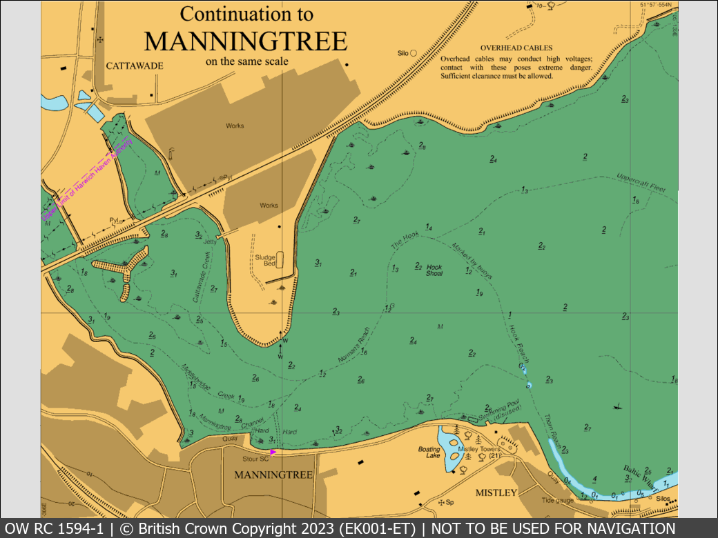 OceanWise Raster Chart 1594 panels