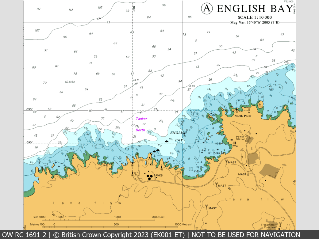 OceanWise Raster Chart 1691 panels