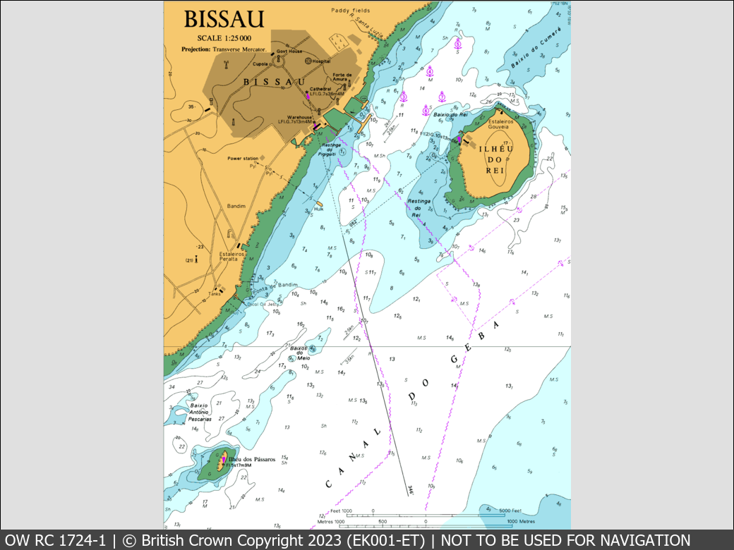 OceanWise Raster Chart 1724 panels