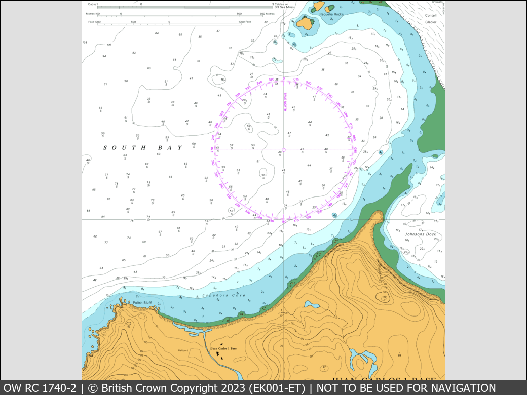 OceanWise Raster Chart 1740 panels