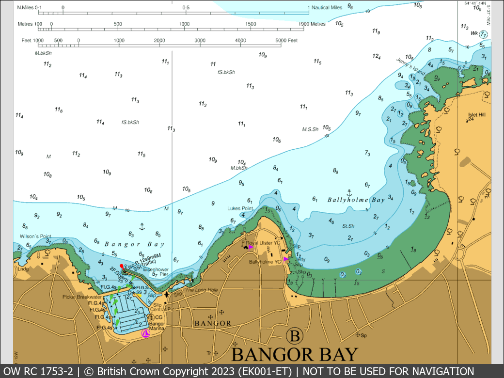 OceanWise Raster Chart 1753 panels