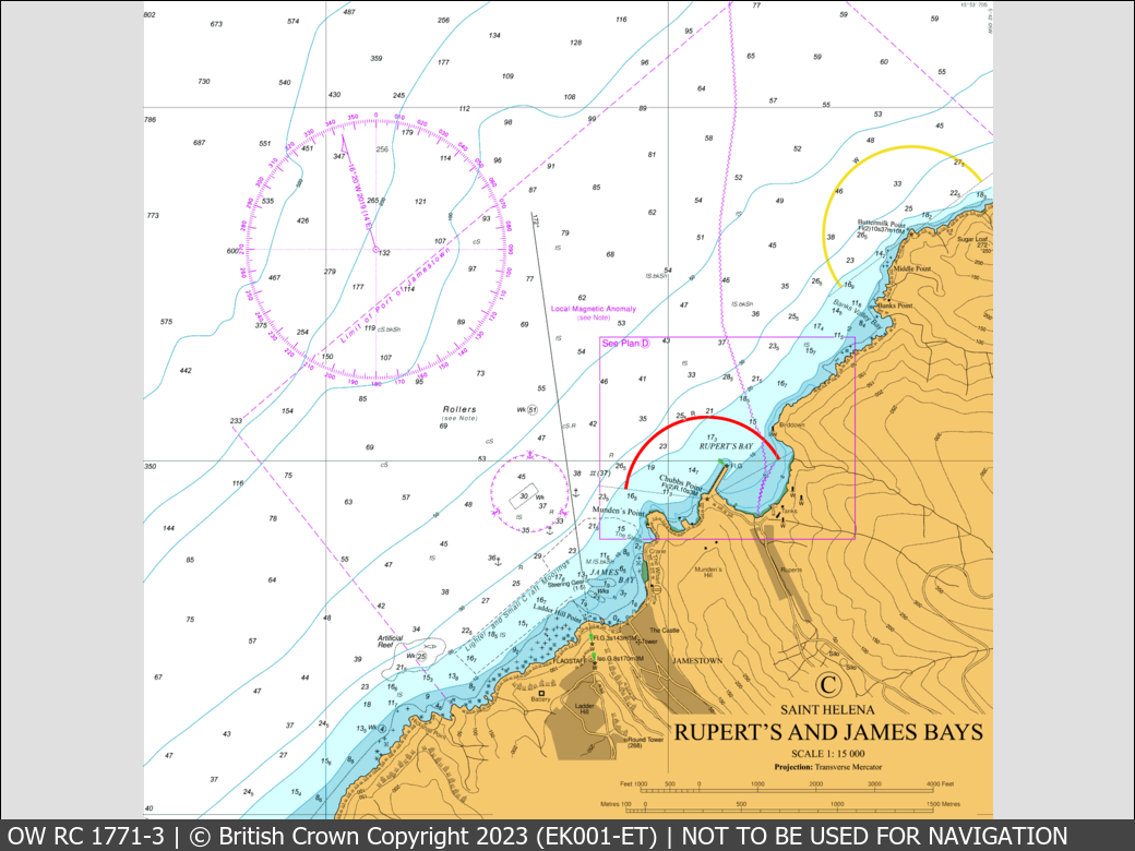 OceanWise Raster Chart 1771 panels