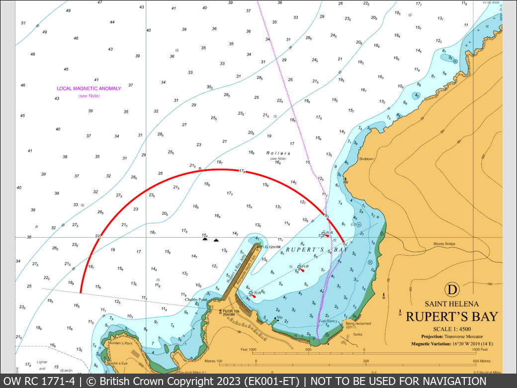 OceanWise Raster Chart 1771 panels