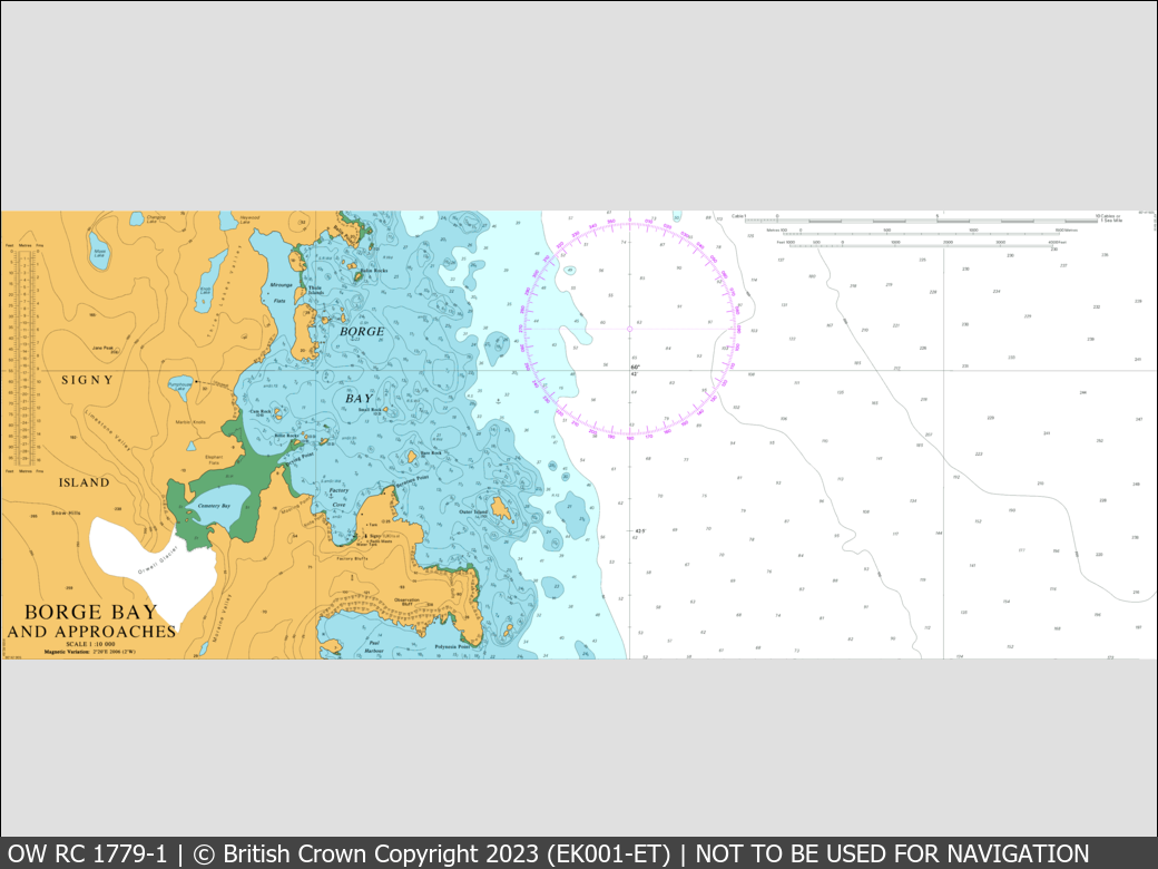 OceanWise Raster Chart 1779 panels