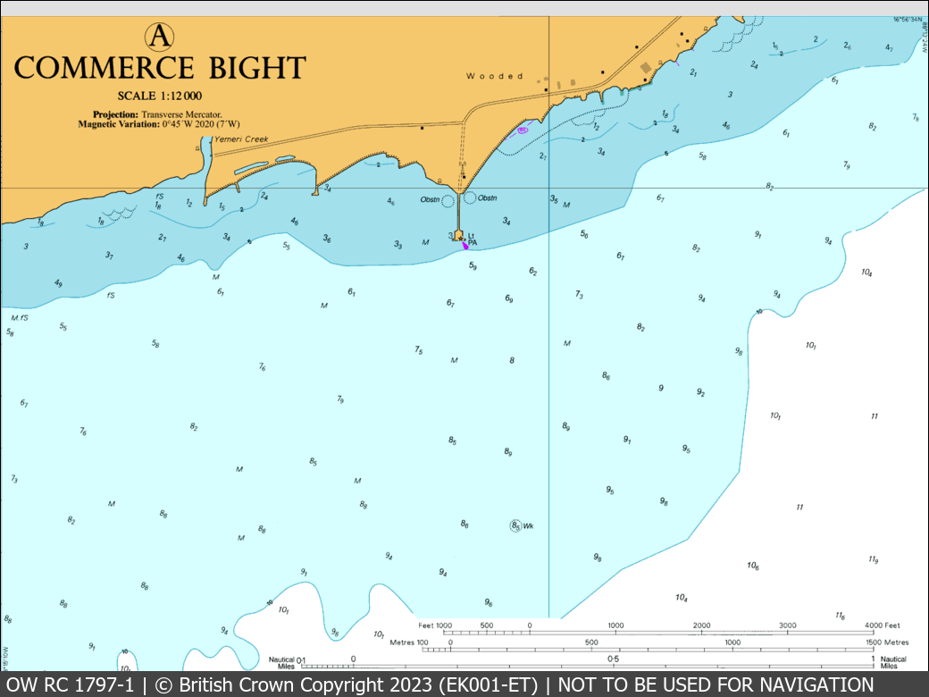 OceanWise Raster Chart 1797 panels