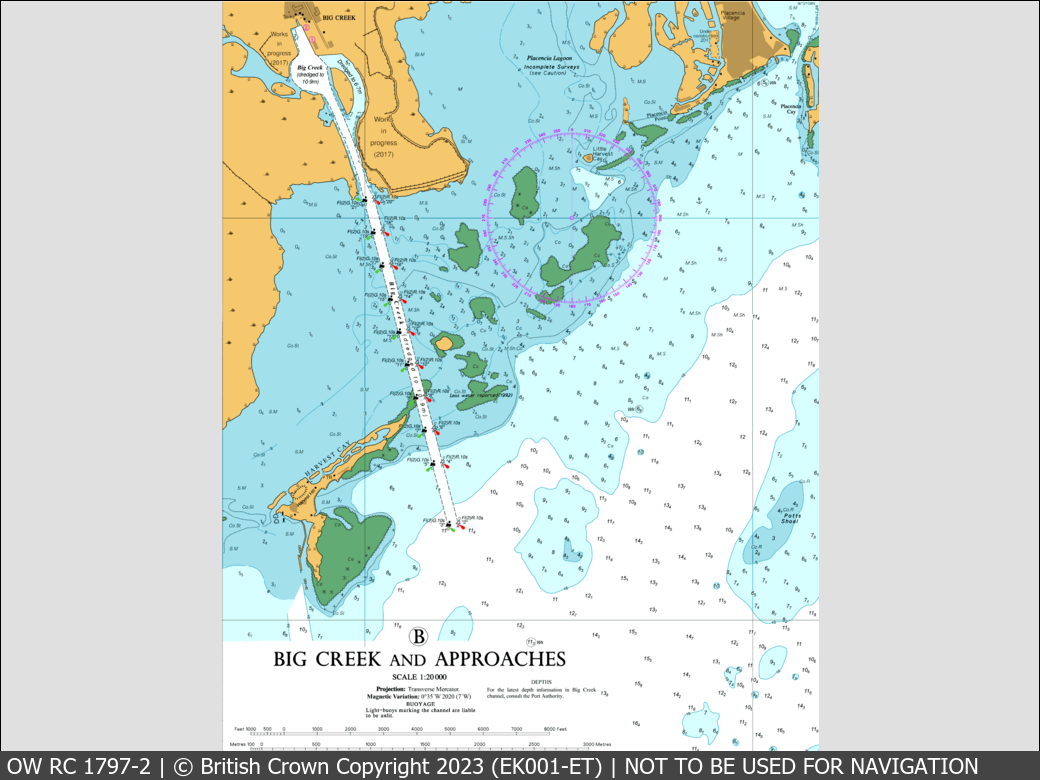 OceanWise Raster Chart 1797 panels