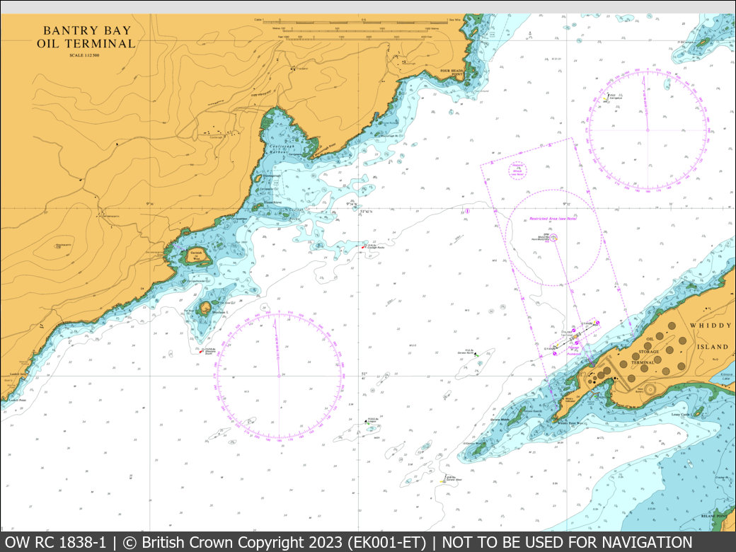 OceanWise Raster Chart 1838 panels