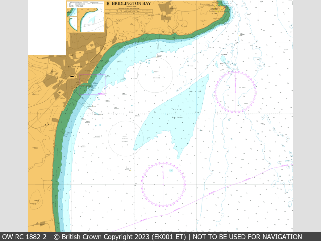 OceanWise Raster Chart 1882 panels