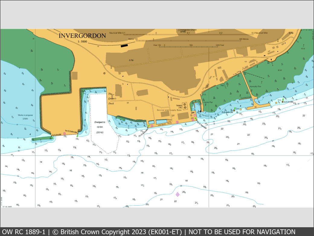 OceanWise Raster Chart 1889 panels