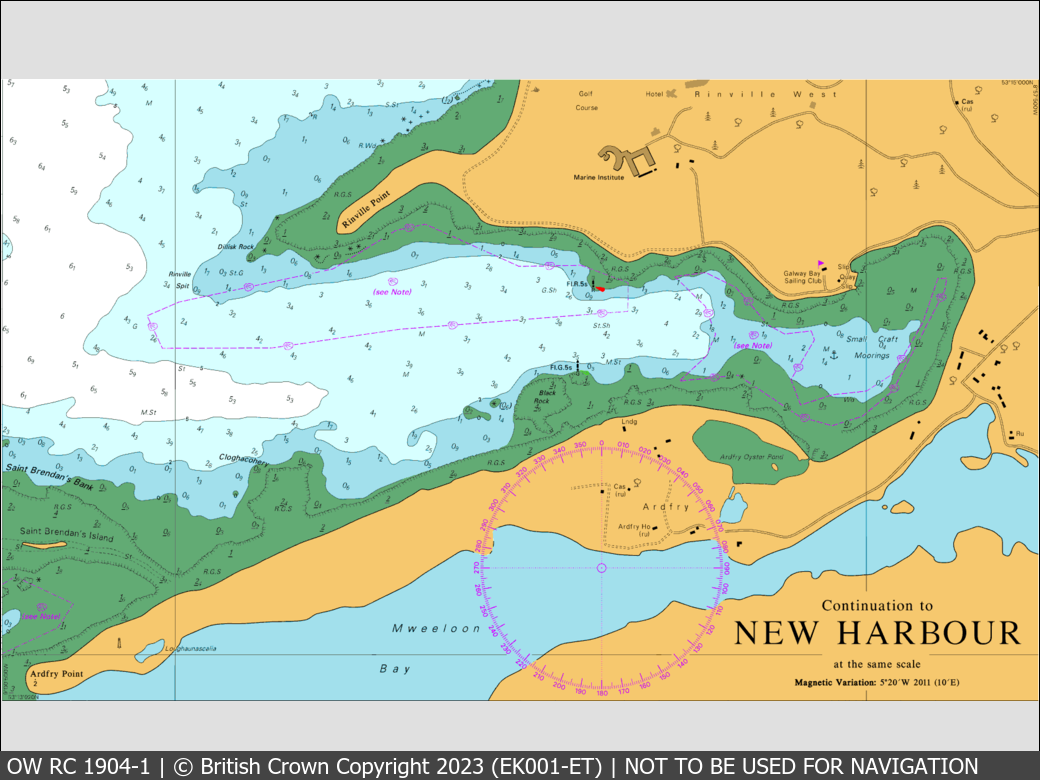 OceanWise Raster Chart 1904 panels