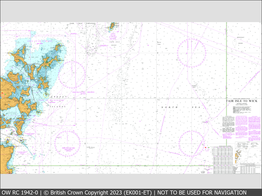 UKHO Raster Chart 1942