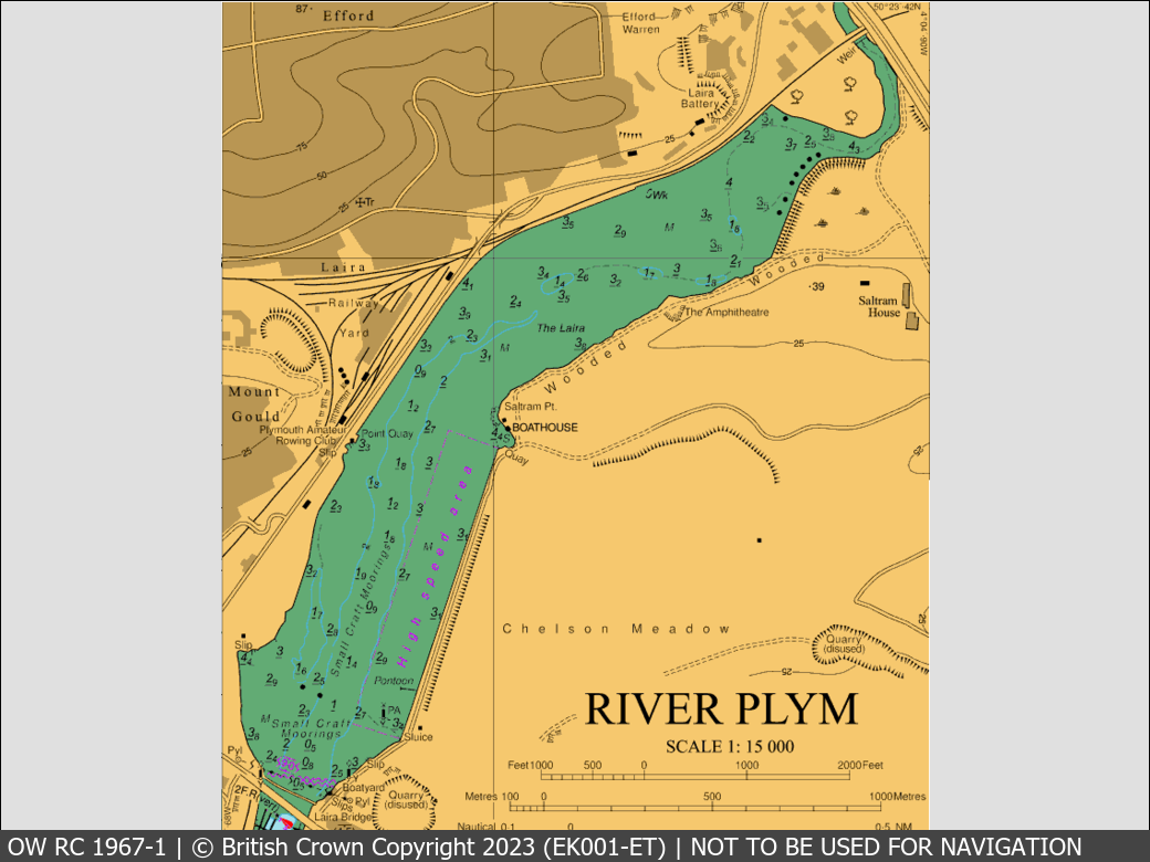 OceanWise Raster Chart 1967 panels