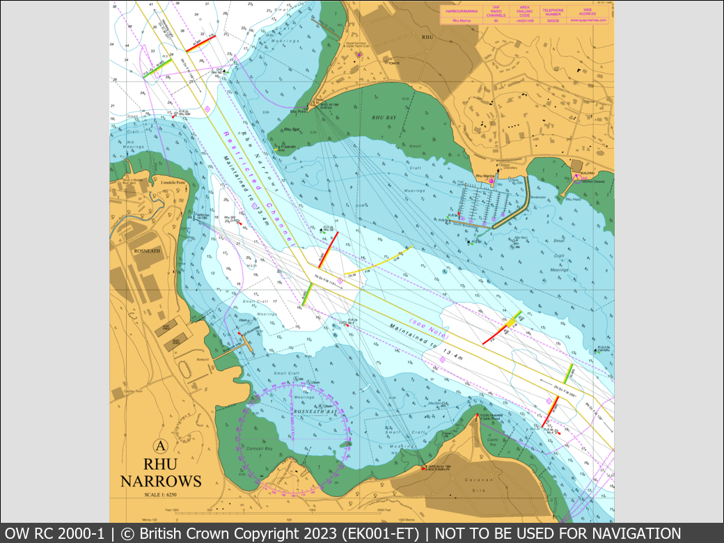 OceanWise Raster Chart 2000 panels