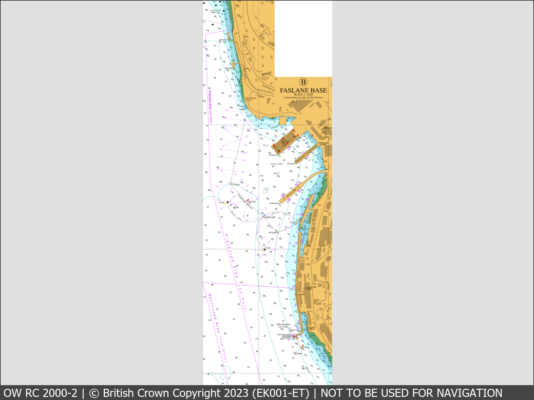 OceanWise Raster Chart 2000 panels