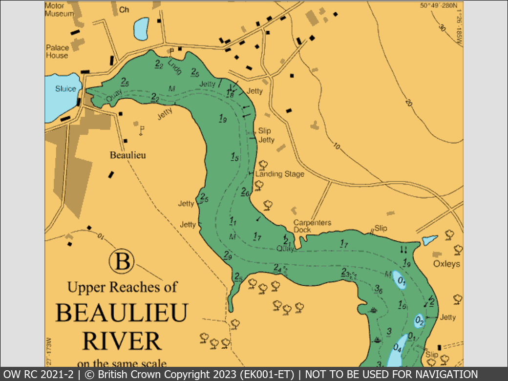 OceanWise Raster Chart 2021 panels