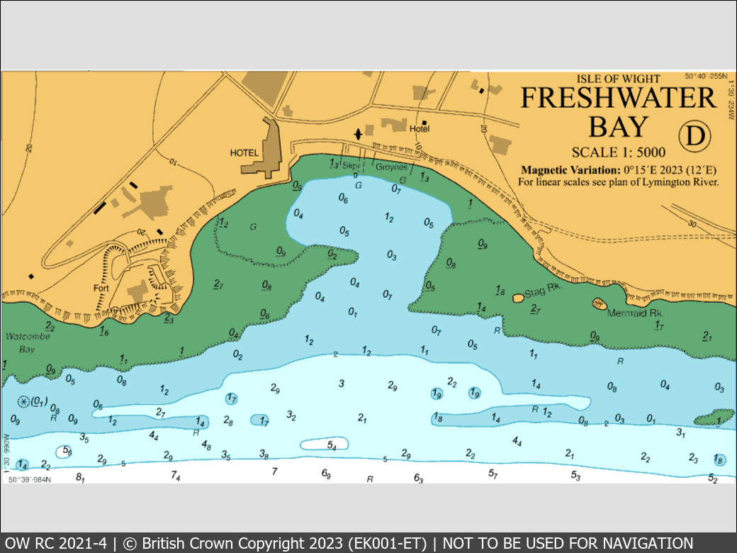 OceanWise Raster Chart 2021 panels