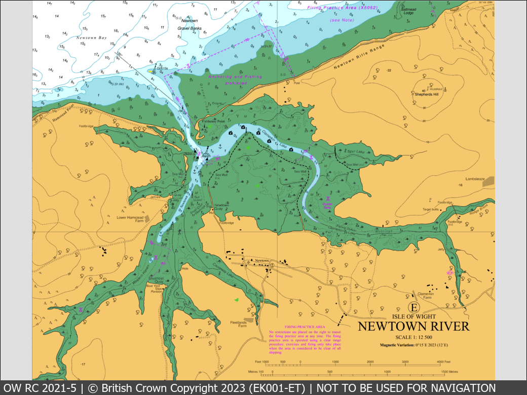 OceanWise Raster Chart 2021 panels