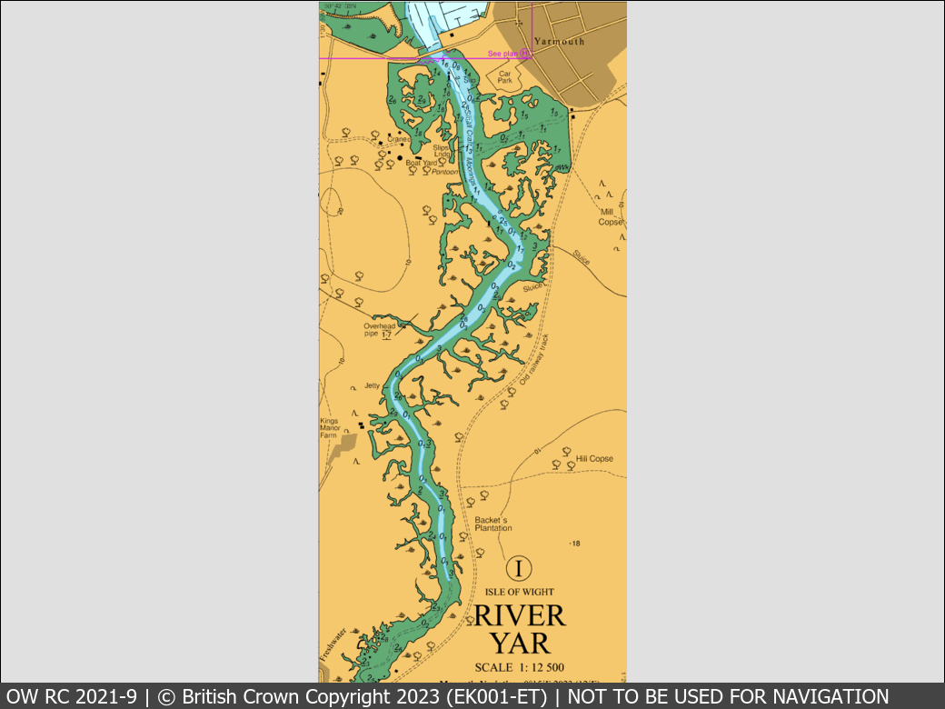 OceanWise Raster Chart 2021 panels