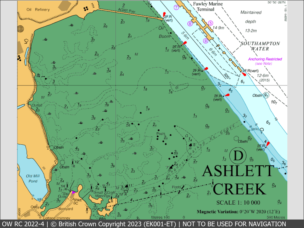 OceanWise Raster Chart 2022 panels