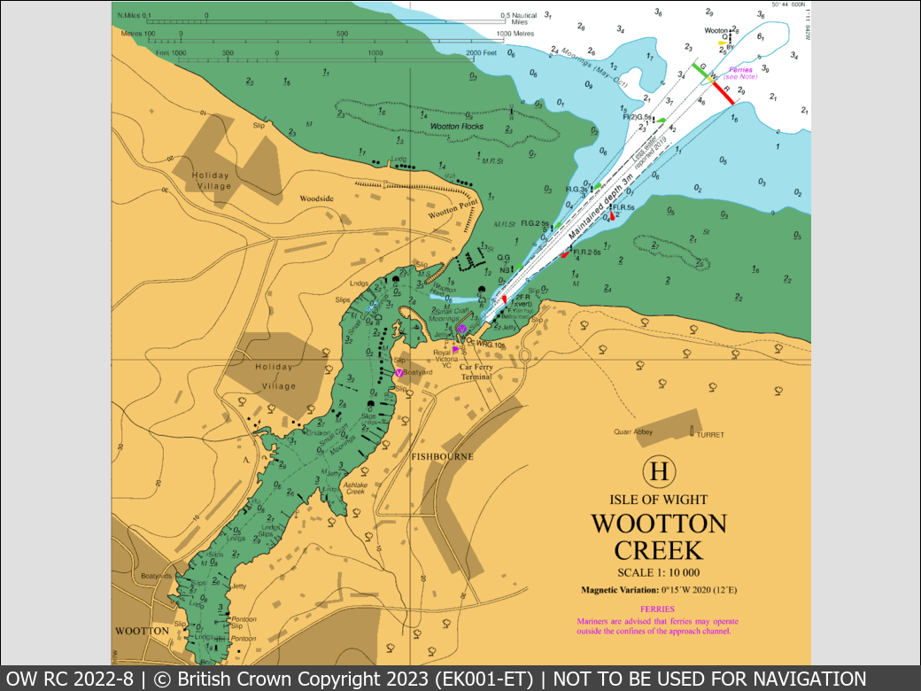 OceanWise Raster Chart 2022 panels