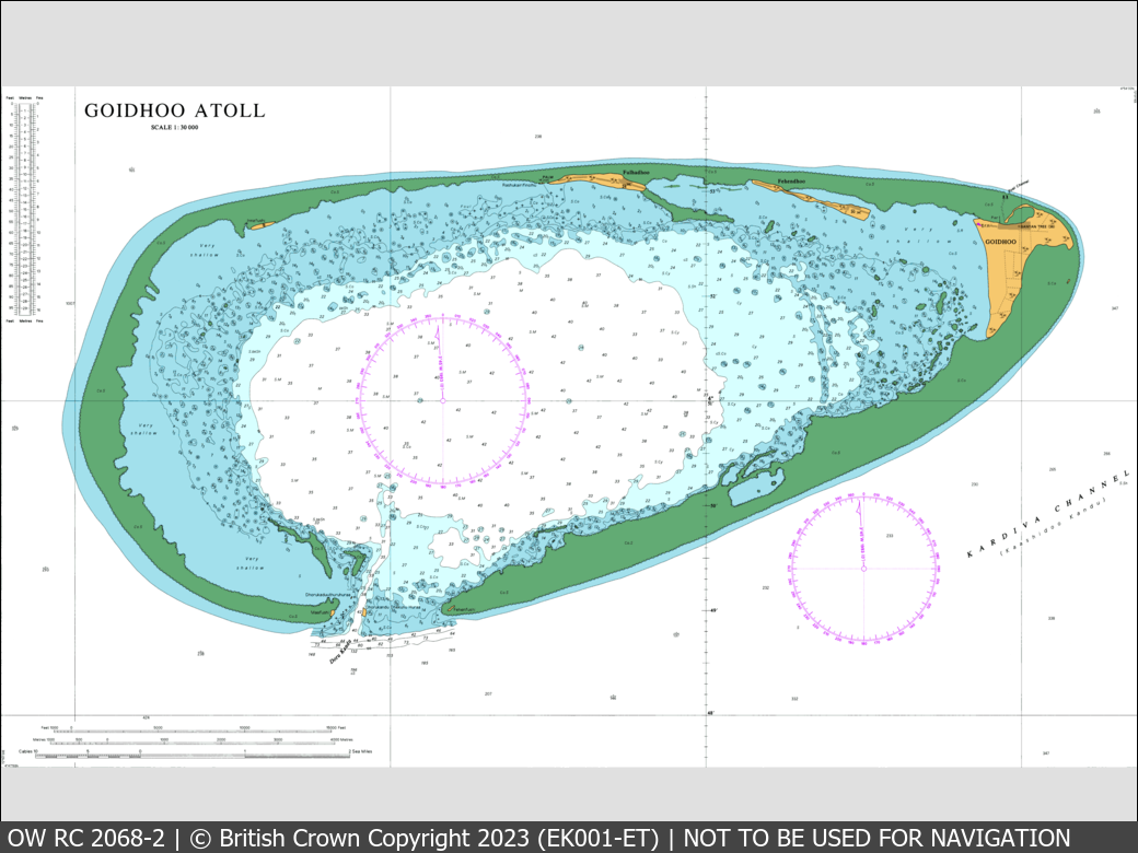 OceanWise Raster Chart 2068 panels