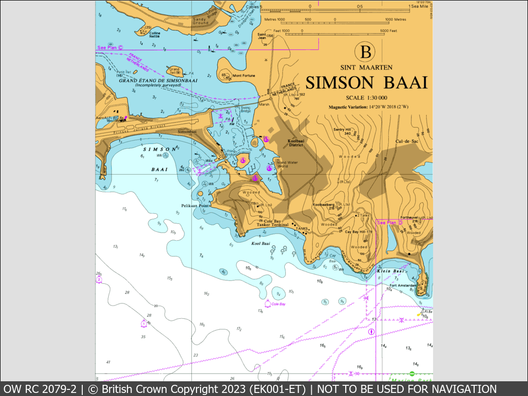 OceanWise Raster Chart 2079 panels