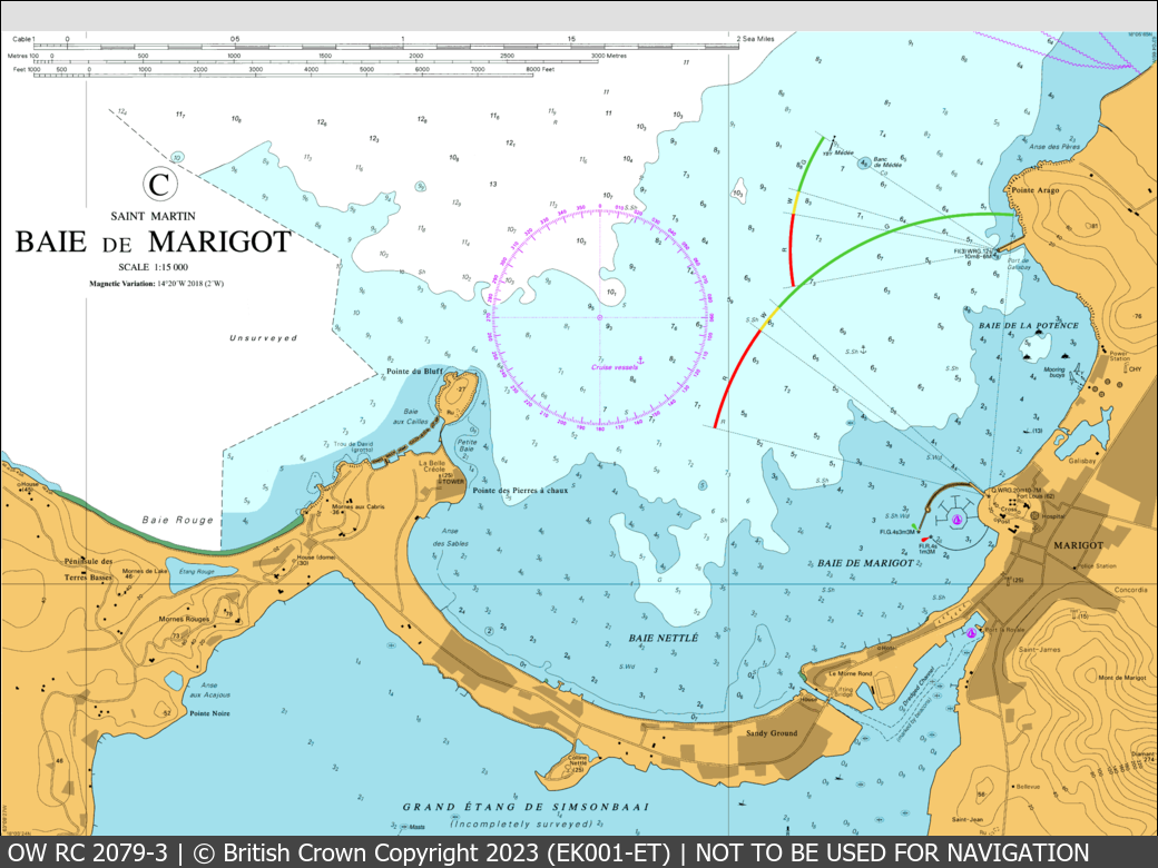 OceanWise Raster Chart 2079 panels