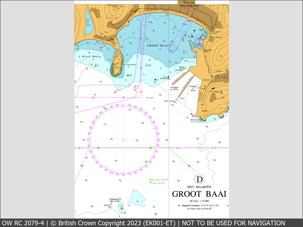 OceanWise Raster Chart 2079 panels