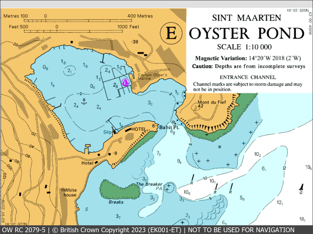 OceanWise Raster Chart 2079 panels