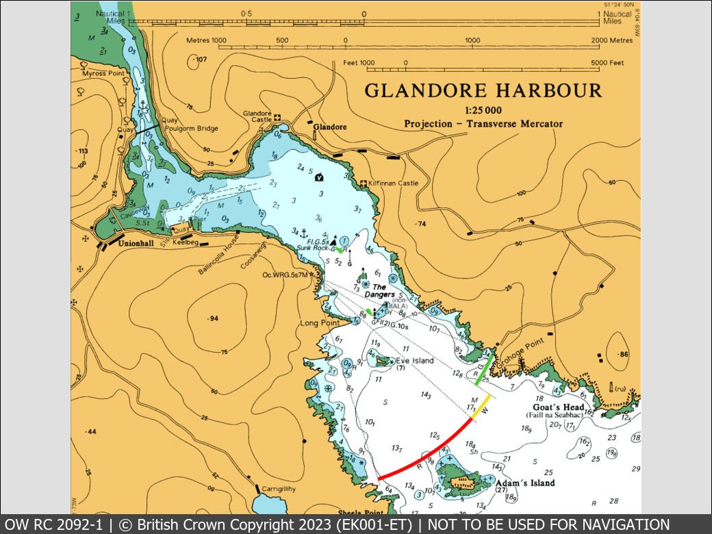 OceanWise Raster Chart 2092 panels