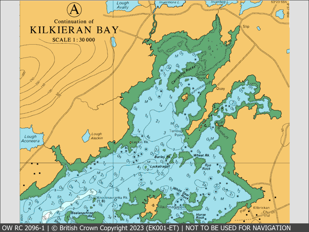 OceanWise Raster Chart 2096 panels